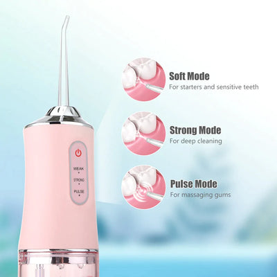 Portable Teeth Water Flosser Device