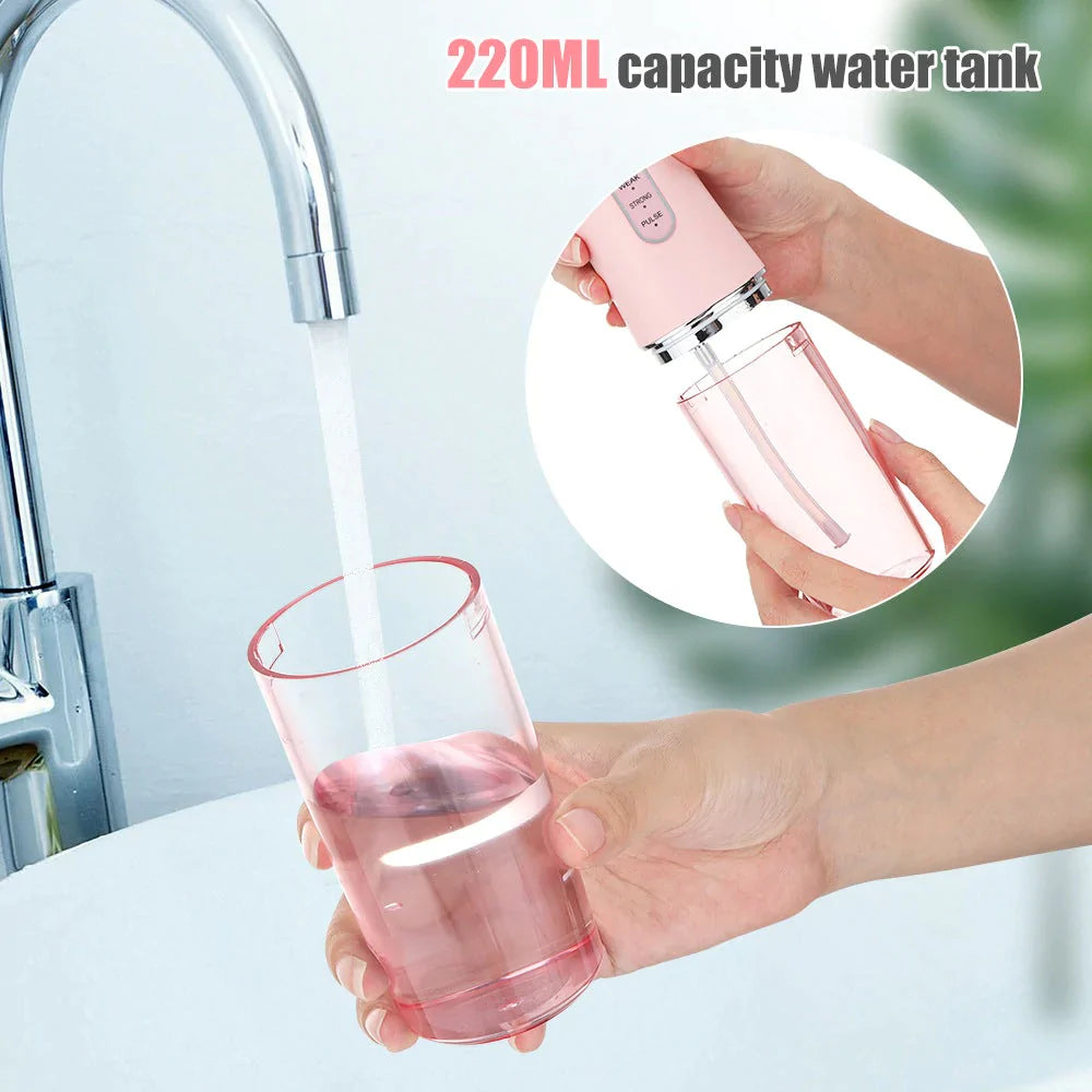 Portable Teeth Water Flosser Device