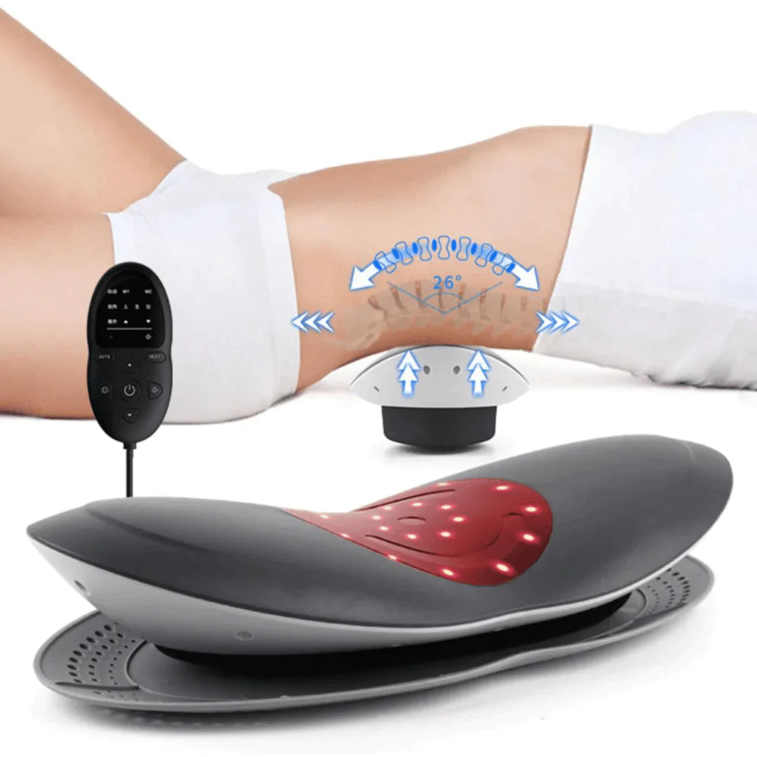 Lumbar Traction Device For Lower Back Pain