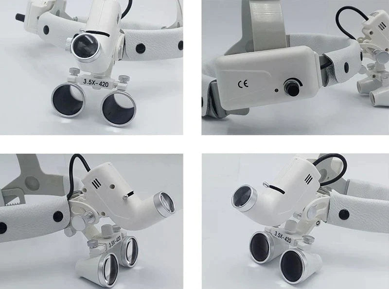 Professional Dental Loupe Helmet Set