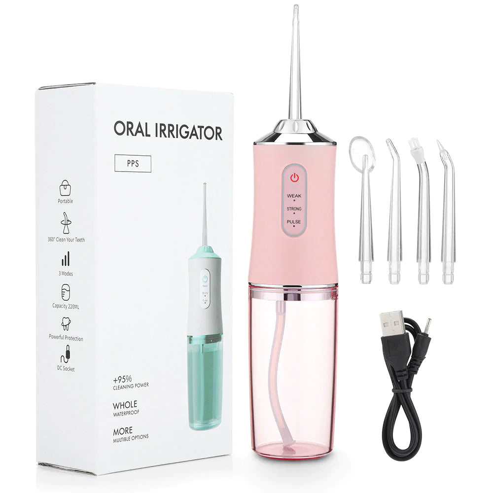 Portable Teeth Water Flosser Device