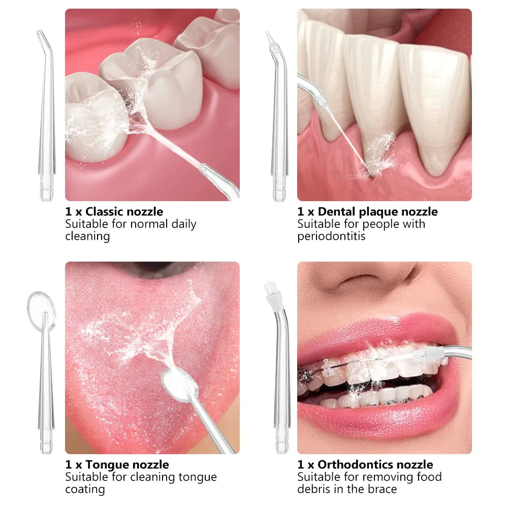 Portable Teeth Water Flosser Device