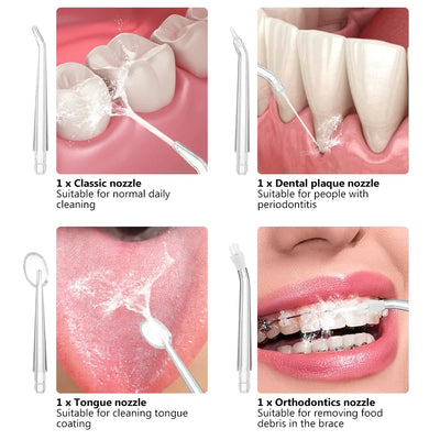 Portable Teeth Water Flosser Device
