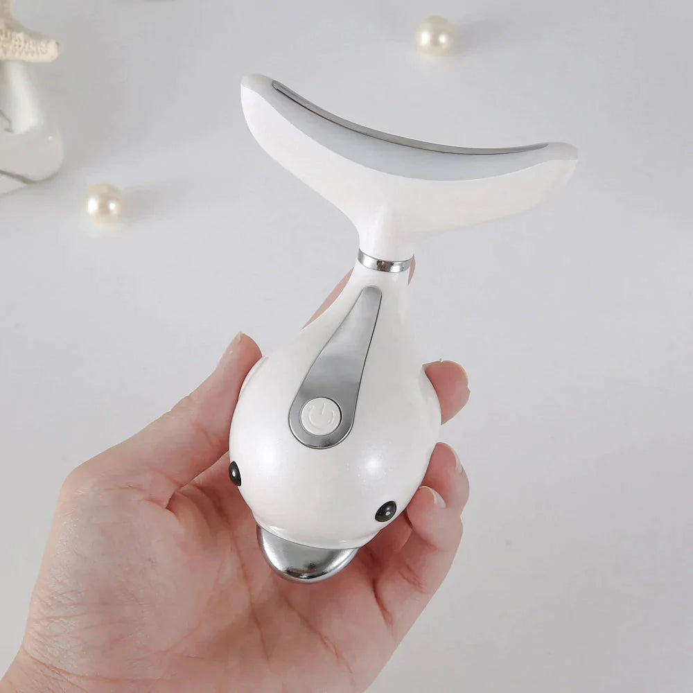 LED Photon Therapy Face & Neck Lifting Massager